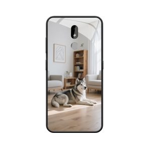 Nokia 3.2 und der gemütliche Sonnenpark mit dem Hund