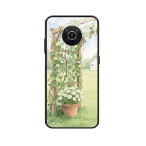Der ländliche Lebensgeist von Efeu und Nokia X10 Hülle
