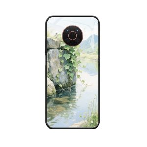 Die stille Landschaft von Efeu und Nokia X20 Hülle