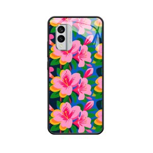 Die Frühlingsromantik von Nokia X30 und Rhododendren