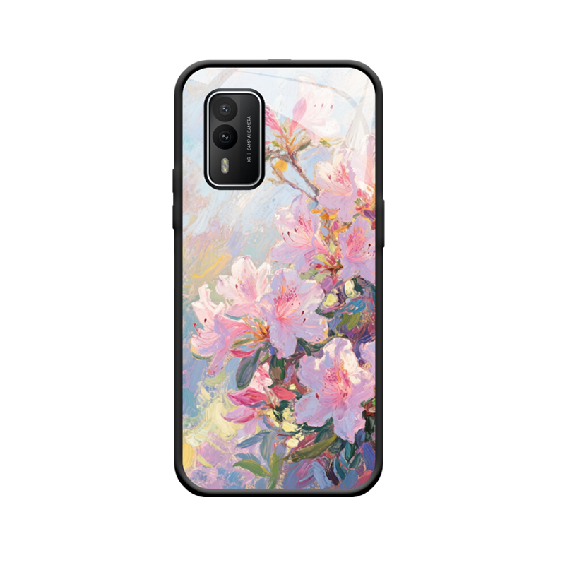 Rhododendron blüht, Nokia XR21 Hülle strahlt Frühlingsromantik aus