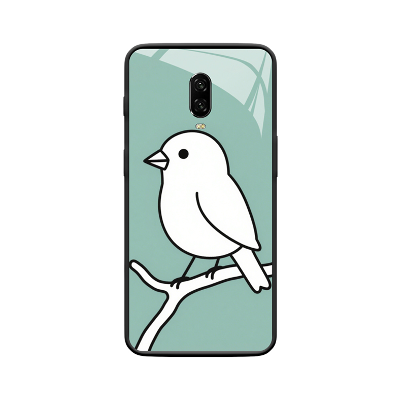 Minimalistische Drossel und OnePlus 6T Hülle