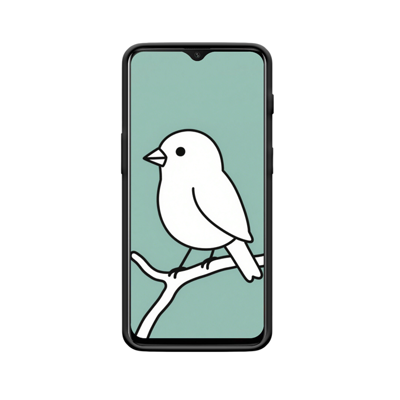 Minimalistische Drossel und OnePlus 6T Hülle – Bild 2