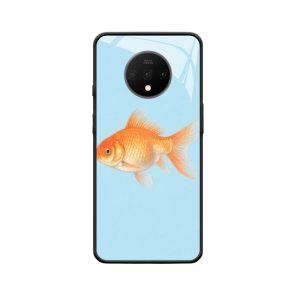 Reines Bild mit Goldfisch und OnePlus 7T Hülle