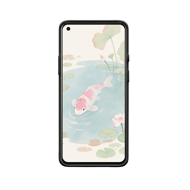 Sommerlotus und die Koi-Poesie mit OnePlus 8T Hülle – Bild 2