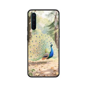 Wald-Eleganz und der prächtige Pfau mit OnePlus Nord Hülle