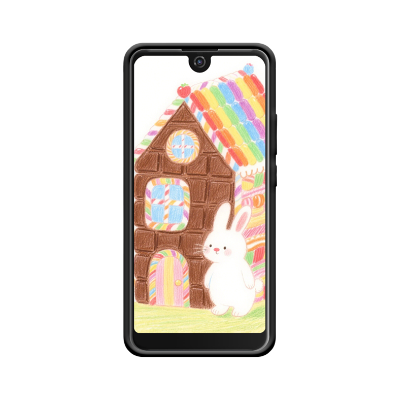 Traumhafte Bonbonhaus: Hase und Wiko VIEW 2 PRO Hülle – Bild 2