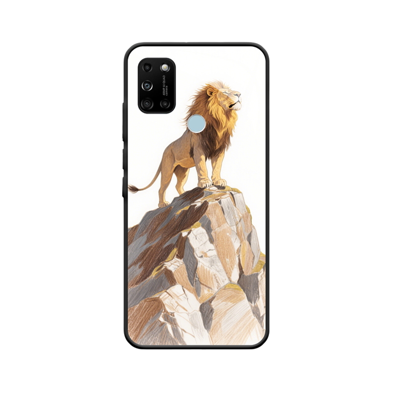 Majestätische Präsenz: Löwe und Wiko VIEW 5 Plus Hülle