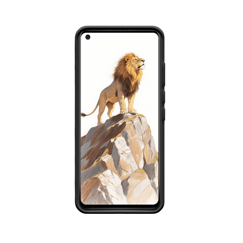 Majestätische Präsenz: Löwe und Wiko VIEW 5 Plus Hülle – Bild 2