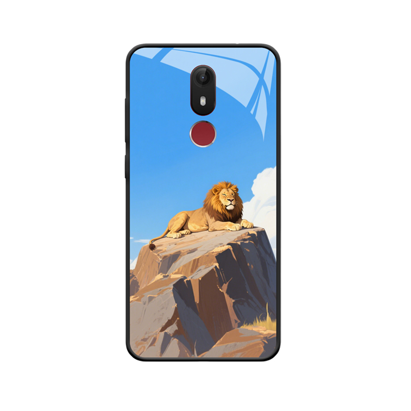 Lässiger König: Löwe und Wiko VIEW LITE Hülle