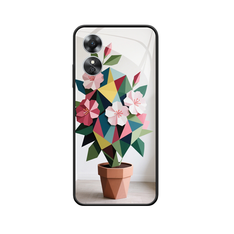 Geometrische Azaleen und der künstlerische Zusammenschluss mit OPPO A17