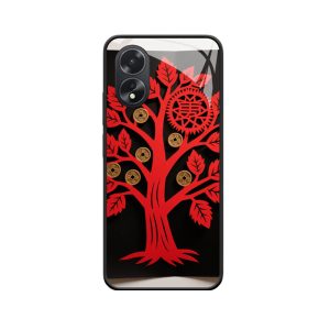 Festlicher Scherenschnitt Moneytree und die Bedeutung des Reichtums des OPPO A38