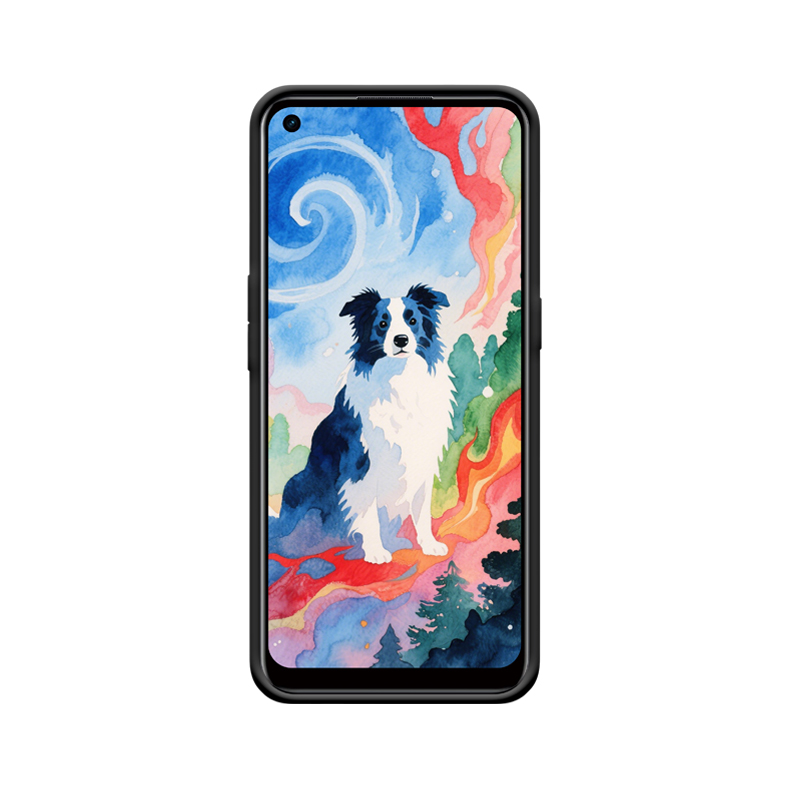 OPPO A53s Hülle mit einem Border Collie im Traumland – Bild 2