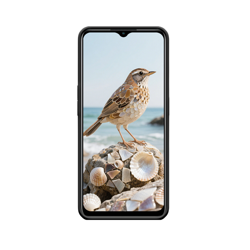 Künstlerische Drossel am Meer und die wunderbare Verbindung mit OPPO A78 5G Hülle – Bild 2