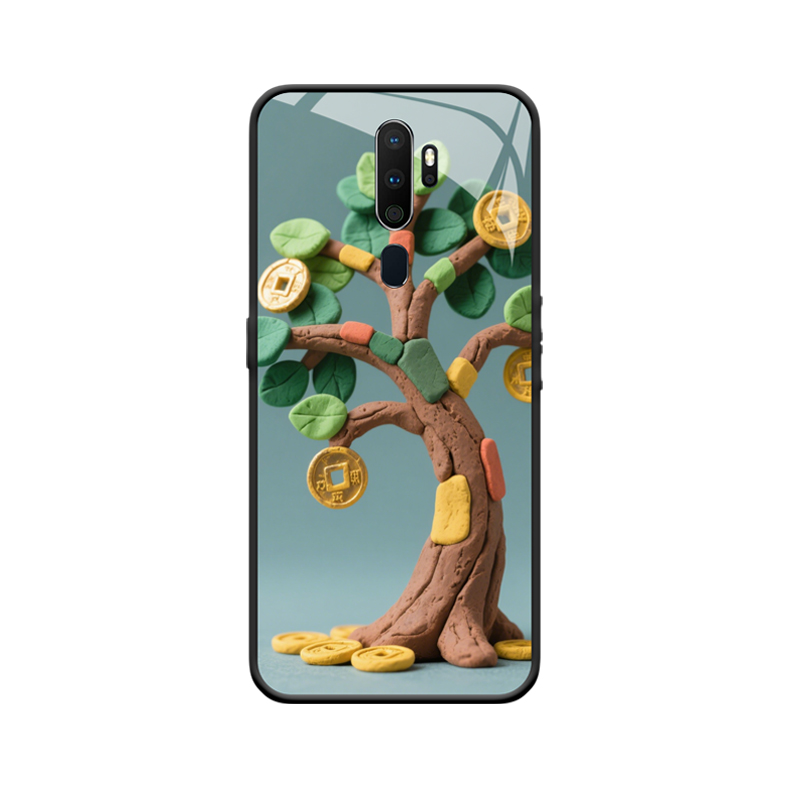 Niedlicher Moneytree aus Ton und die Erwartung des Reichtums des OPPO A9
