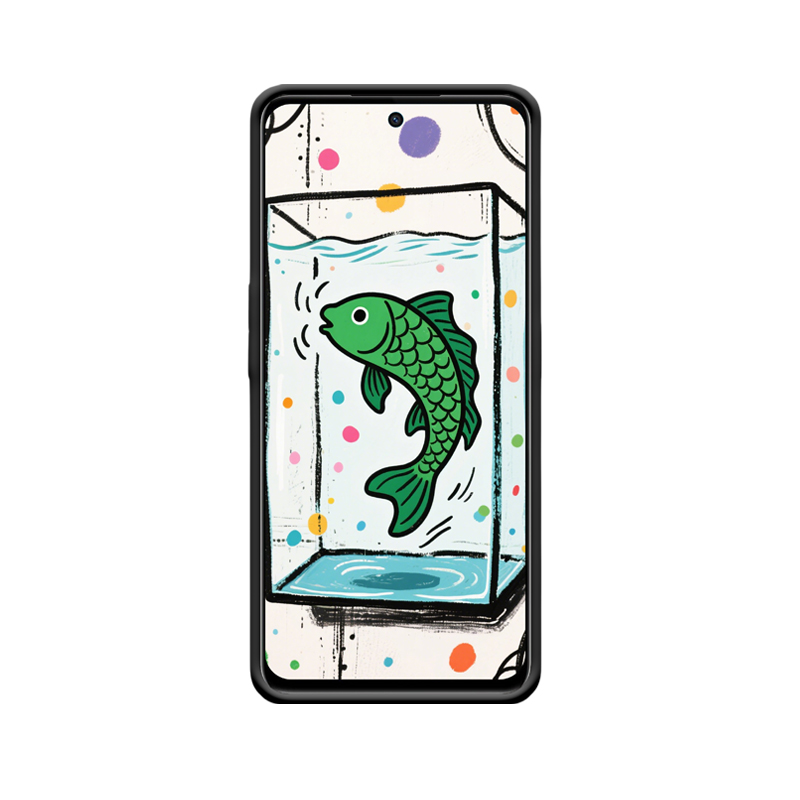 Verspielter Koi und OPPO A98 5G Hülle in lebendiger Harmonie – Bild 2