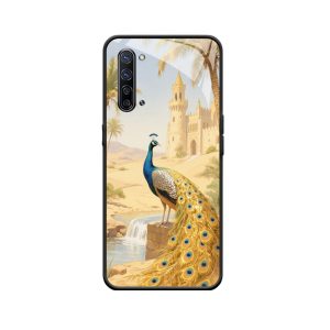 Exotischer Stil OPPO Find X2 Lite und der prächtige Pfau