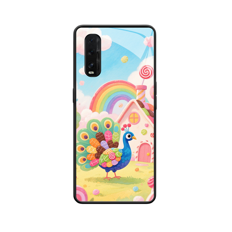 Traumhafte Zuckerwelt OPPO Find X2 und der süße Pfau