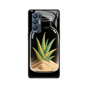 Mikroskopisches Grün OPPO Find X3 Neo und die exquisite Agave