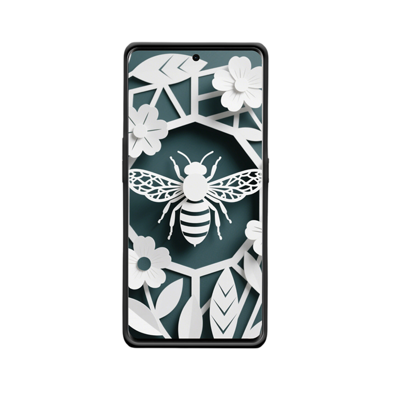 Bienen-Papierkunst und die elegante Kunst der OPPO Find X6 Pro Hülle – Bild 2