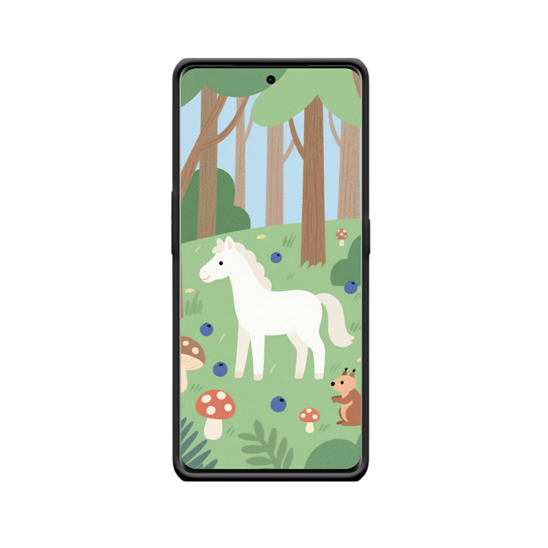 Weißes Fohlen und das Märchen des Waldes mit der OPPO Find X6 Hülle – Bild 2