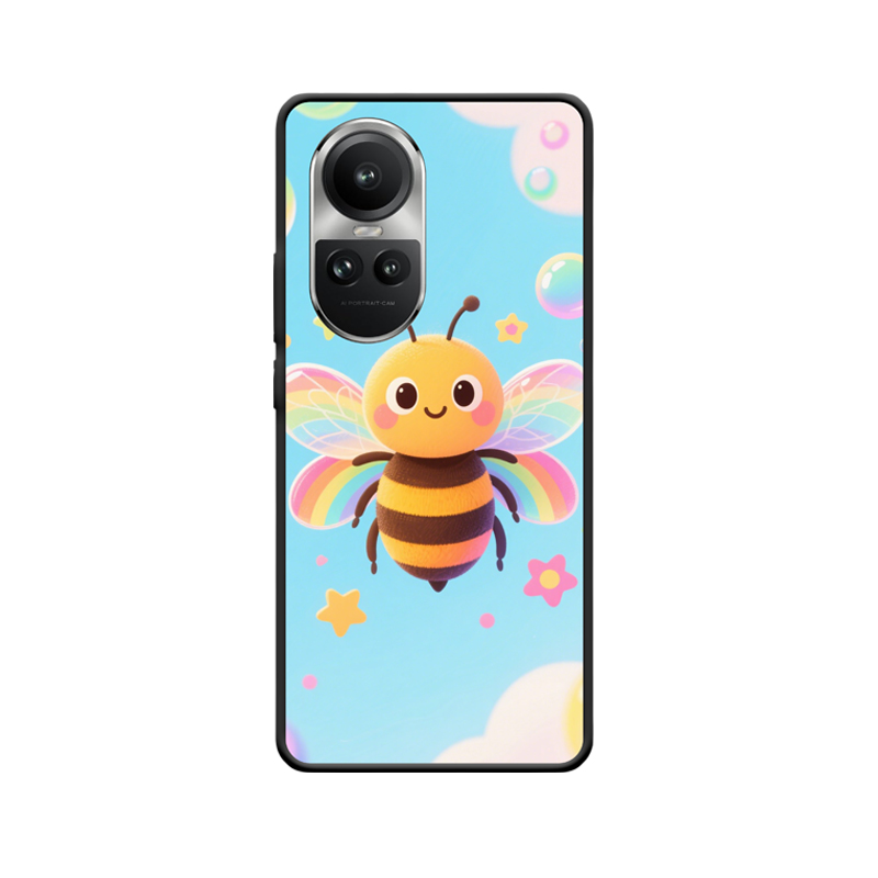 Die fantasievolle Flucht der Cartoon-Biene und der OPPO Reno10 Pro 5G Hülle