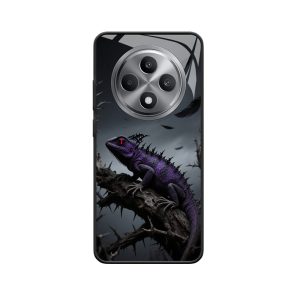 Feng Shui für dein OPPO Reno12 F 5G: Die Hülle mit der Energie des purpurfarbenen lizard