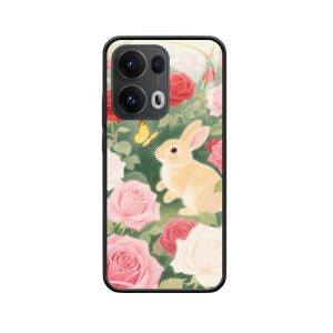 Der Hase und OPPO Reno13 Pro 5G Hülle die schöne Zeit in den Rosen