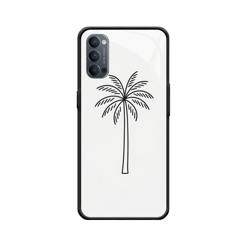 Minimalistische Palmenlinie und die frische Schönheit des OPPO Reno4 5G