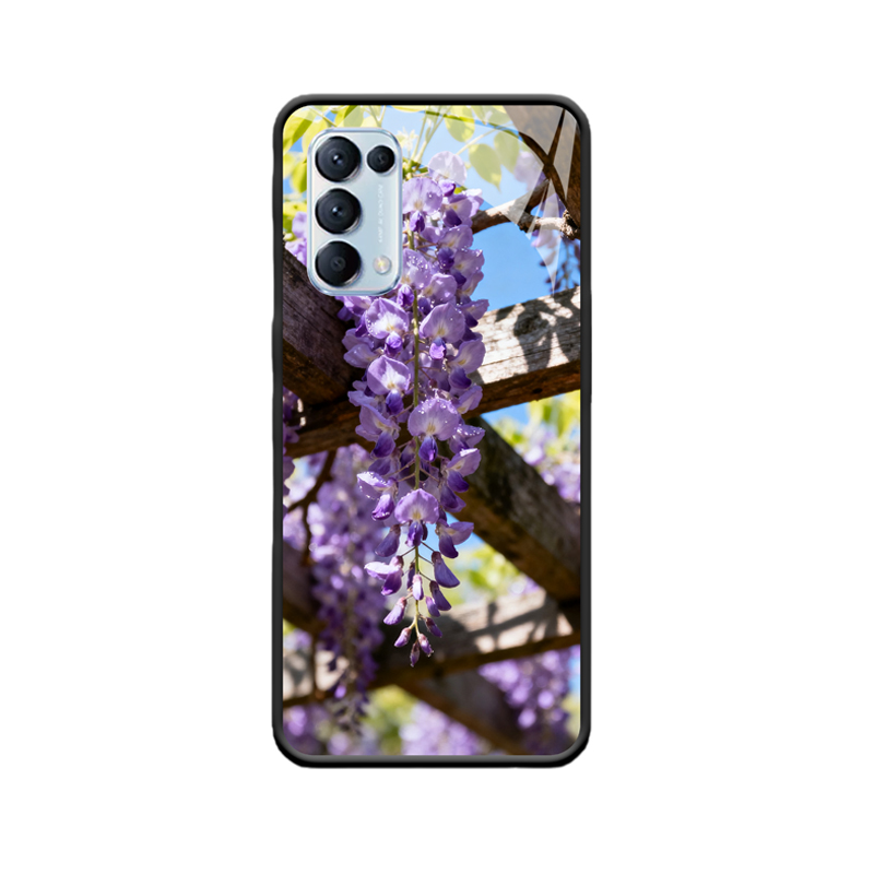 Frische Glyzinienblüten und der Frühlingszauber des OPPO Reno5 4G