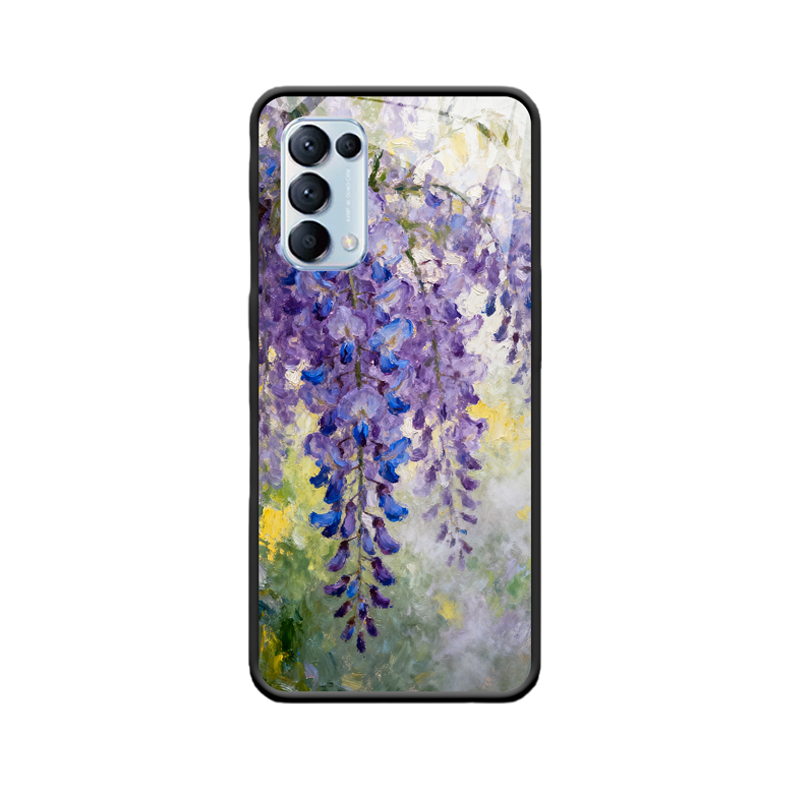 Traumhafte Glyzinienmalerei und die romantische Verschmelzung mit dem OPPO Reno5 5G