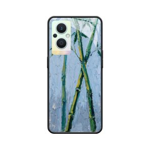 Bambusschatten steht aufrecht die natürliche Schönheit des OPPO Reno7 Lite