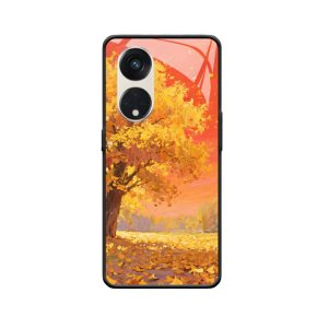 Goldene Ginkgo und der Herbstklang des OPPO Reno8 T 5G