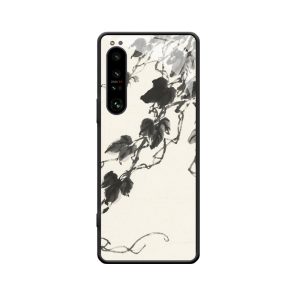Die Lebenskraft der Efeu und Sony Xperia 1 IV in Tuschemalerei