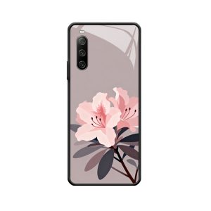 Die Eleganz der Rhododendren und die Schlichtheit des Sony Xperia 10 IV
