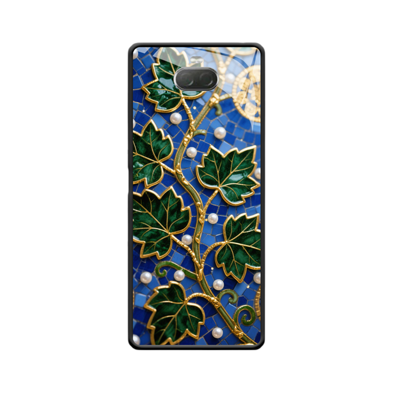 Die künstlerische Schönheit der Efeu und Sony Xperia 10 in Eleganz