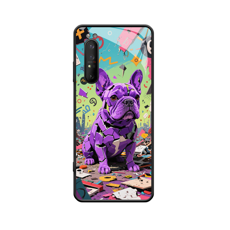 Die fantastische Begegnung mit dem lila Bulldogge und dem Sony Xperia Pro