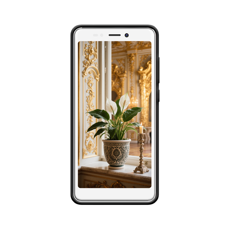Eleganz und Frische: Die perfekte Kombination aus Wiko JERRY3 Hülle und Spathiphyllum – Bild 2