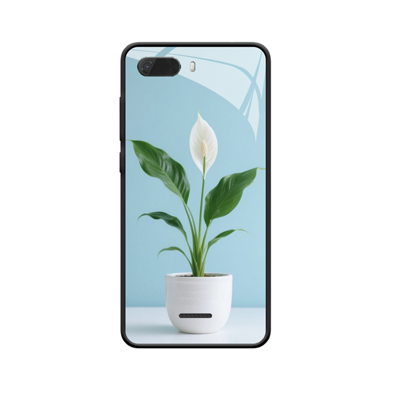 Frische des Spathiphyllum und elegante Schutzhülle für Wiko TOMMY3 (ASIA)