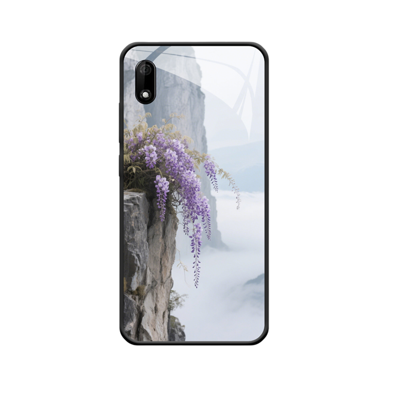 Wiko Y70 Hülle unter den Glyzinien, eine harmonische Verbindung von Stärke und Sanftheit